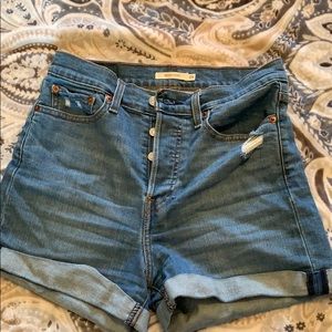 Levi’s high-waisted shorts